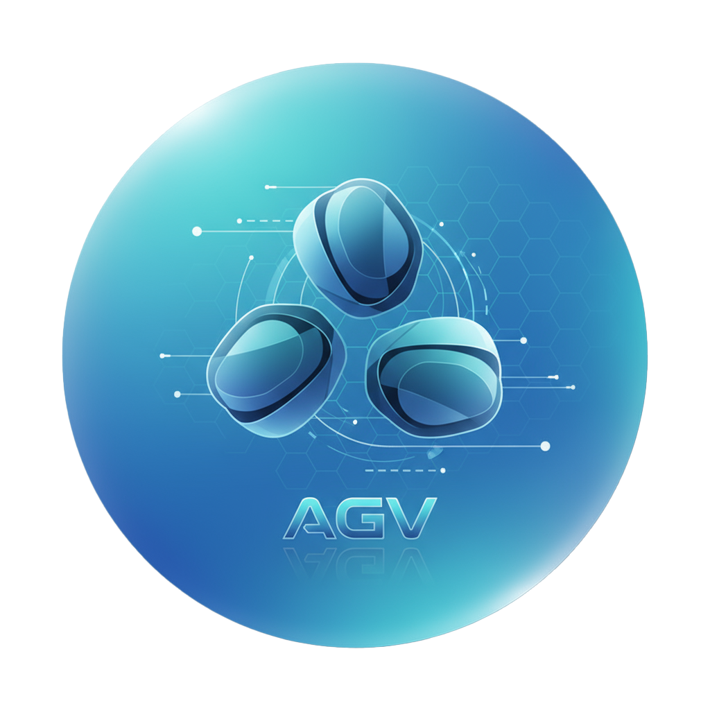 AGV无人车集群图标